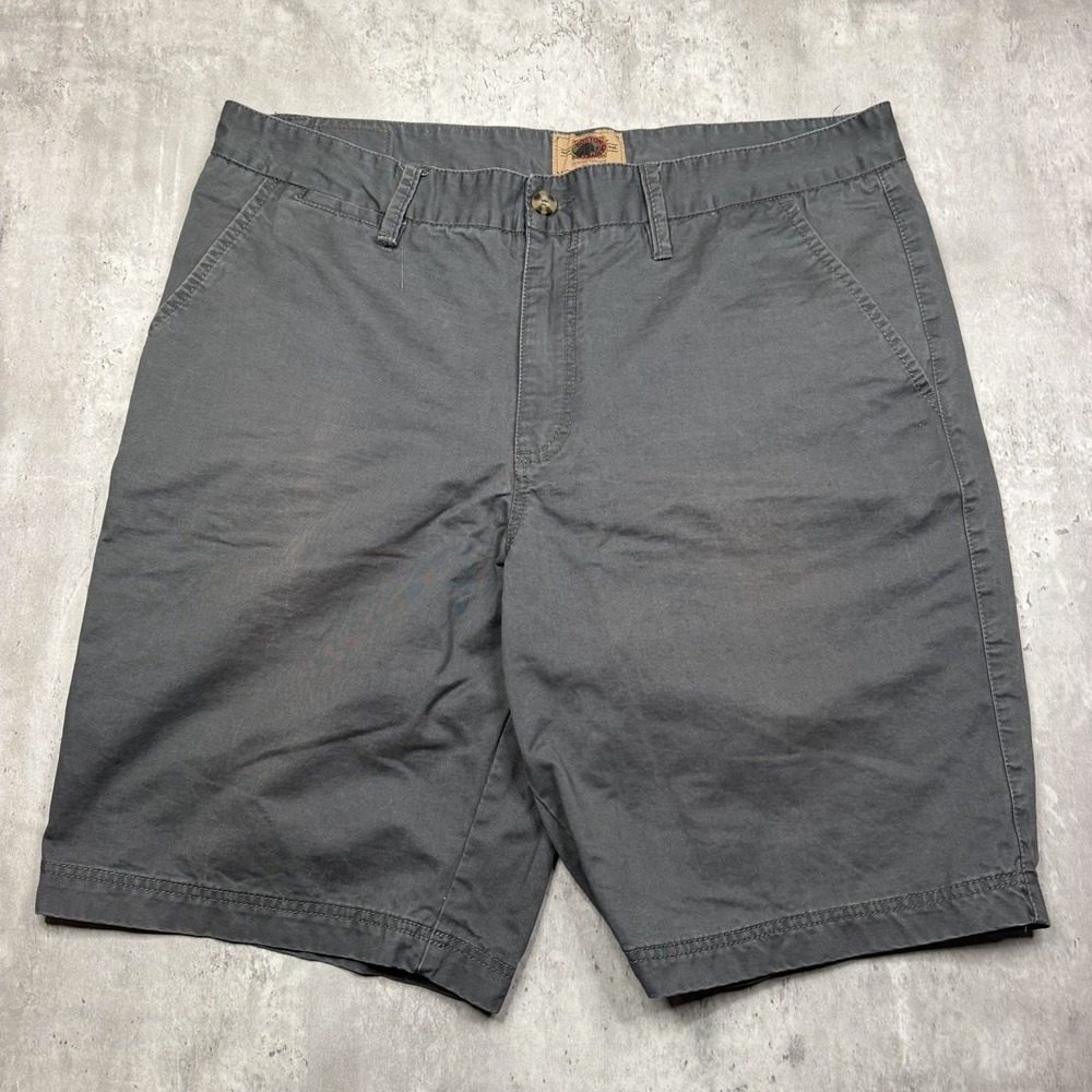 Boston Traders Mens Relaxed Chino Shorts Black 100% Cotton 38 Luxury Vintage